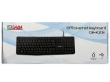 Gaba GB-K208 Office Wired Keyboard Black HU