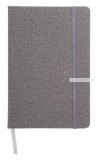 Gabbro A5 jegyzetfüzet, textil hatású műbőr.