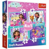 Gabi babaháza 4 az 1-ben 35-48-54-70db-os puzzle - Trefl