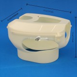 Galamb rögzítő tartó madáretetéshez, gyógyszeradagoláshoz, oltáshoz,