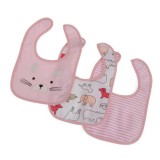 Gamberritos előke 3db rózsaszín 10750