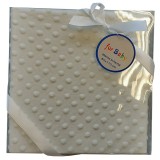 Gamberritos plüss takaró buborékos anyagú 80x110cm - bézs