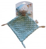 Gamberritos szundikendő plüss buborékos anyagú hálósapkás maci - zöld