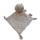 Gamberritos szundikendő - plüss buborékos anyagú maci bézs 10702