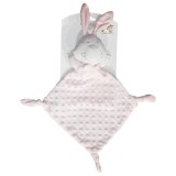 Gamberritos szundikendő plüss buborékos anyagú nyuszi - rózsaszín nyuszi