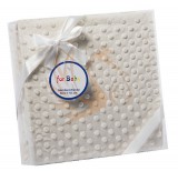 Gamberritos takaró 80x110cm plüss buborékos anyagú 9999 bézs