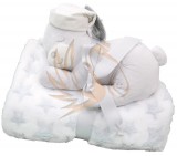 Gamberritos takaró 80x110cm plüssmacival 10162 szürke