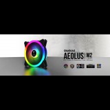 Gamdias AEOLUS M2-1201 12cm ventilátor RGB LED (AEOLUS M2-1201) - Ventilátor