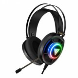 Gamdias HEBE E3 RGB Gaming mikrofonos fejhallgató fekete