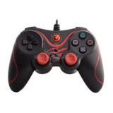 Gamepad - SG-R601 Black (USB, 2,2m kábel, PC ÉS PS3 kompatibilis, fekete) (RAMPAGE_30489)