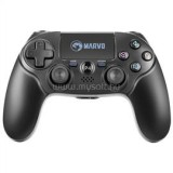 Gamepad Vezeték nélküli - GT-64 (PS4, PS3, Windows, Bluetooth, USB,  fekete) (MARVO_GT-64)