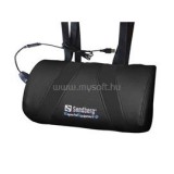 Gamer Masszázs Párna - USB Massage Pillow (USB, másszázs funkció, 2 sebesség fokozat, fekete) (SANDBERG_640-85)