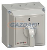 GANZ KKM0-20-6001 Tokozott be-ki kapcsoló, 2P, 20A, IP65
