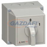 GANZ KKM0-20-6090 Tokozott BE-KI kapcsoló, 6P, 20A, IP65