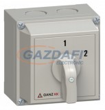GANZ KKM0-20-9002 Tokozott Be-Ki kapcsoló, 90 fokos kapcsolási szöggel, 3P, 20A, IP65