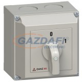 GANZ KKM1-32-6002 Tokozott Be-Ki kapcsoló, 3P, 32A, IP65