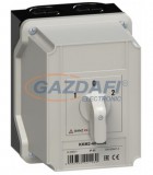 GANZ KKM2-40-6006 Tokozott átkapcsoló, 1-0-2 állás, 3P, 40A, IP65