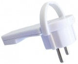 GAO 0152H Földelt lengő dugó, extra lapos, kihúzó füllel