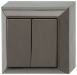 GAO 0511466777 BUSINESS LINE falon kívüli csillárkapcsoló, falon kívüli, barna; 230V, 10A