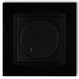 GAO 4134H MINI fényerőszabályzó, kerettel, matt fekete színben