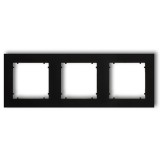 GAO 4140H MINI hármas keret, matt fekete színben