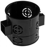 GAO 5239H sorolható normál szerelvénydoboz, fekete, hőálló 650°C-ig, 60x62mm