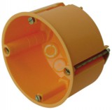 GAO 5253H gipszkarton szerelő doboz, süllyeszthető karommal, csavarral, 35x60mm, narancssárga, hőálló 650°C-ig
