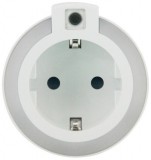 GAO 6007H Irányfény LED, dugalljal és alkonykapcsolóval, 4 db szuper fényes LED, fehér, 230V, 16A; 230V, 16A, max: 3680W, IP20