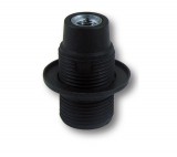 GAO Foglalat E14, csillárfoglalat gyűrűvel, fekete