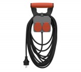 GAO Földelt lengő hosszabbító csf. 2 dugaljjal, _x000D_10m H07RN-F 3x1.5 "Power Handle"