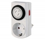 GAO Időkapcsoló, mechanikus, napi, mini, 30 perc; 220-240V, 16A, 50Hz, max: 3600W, IP20