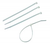 GAO Kábelkötegelő, 380x4.7mm, fehér, 100db