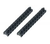 GAO Sorkapocs 1 csavaros 2.5mm 12p 2db fekete bliszter