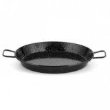 Garcima 46 cm-es zománcozott paella sütőtál, szeletsütő