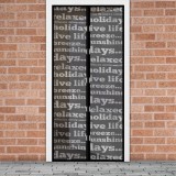 GARDEN OF EDEN 11398B Szúnyogháló függöny ajtóra - mágneses - 100 x 210 cm - feliratos
