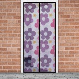 GARDEN OF EDEN 11398I Szúnyogháló függöny ajtóra - mágneses - 100 x 210 cm - színes virágos