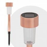 GARDEN OF EDEN 11702C LED-es kültéri szolár lámpa, rozéarany