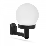 Garden of Eden 11710 LED-es szolár fali lámpa, hidegfehér, fekete