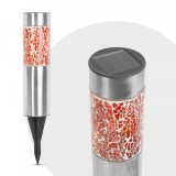 GARDEN OF EDEN 11716 Leszúrható fém szolár, melegfehér LED