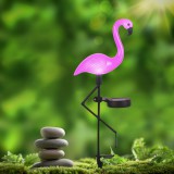 GARDEN OF EDEN LED-es szolár flamingó - leszúrható - műanyag - 52 x 19 x 6 cm 11270