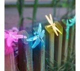 GARDEN OF EDEN LED szolár fényfüzér - szitakötő - 2,9 m - 10 színes LED