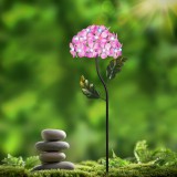 GARDEN OF EDEN LED szolár virág - leszúrható, fém