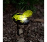 GARDEN OF EDEN Leszúrható szolár lámpa - méhecske - 8 x 6,5 x 14 cm - Fehér LED