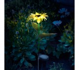 GARDEN OF EDEN Leszúrható szolár napraforgó - 75 cm - 8 melegfehér LED