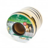 GARDEN OF EDEN Öntapadós ajtó- ablakszigetelő "D" profil - 40 m fekete 12 mm