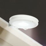 Garden Of Eden Szolár ereszcsatorna fény - 3 hidegfehér SMD LED - fehér - 11 x 2,6 cm (11444)