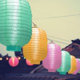 GARDEN OF EDEN Szolár lampion - 3 színben - hidegfehér LED - 21 cm