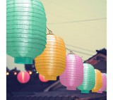 GARDEN OF EDEN Szolár lampion - 3 színben - hidegfehér LED - 21 cm