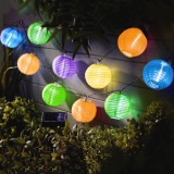 GARDEN OF EDEN Szolár Lampion Fényfüzér LED | 10 db, színes
