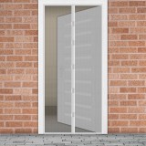 Garden of Eden Szúnyogháló függöny ajtóra mágneses 100 x 210 cm - fehér (11398WH)